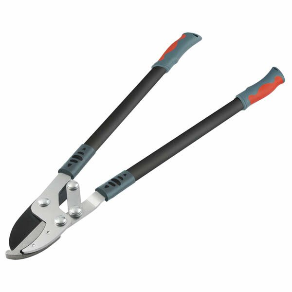 Ágvágó olló; 700mm, rávágó, áttételes, gumírozott fogantyúval